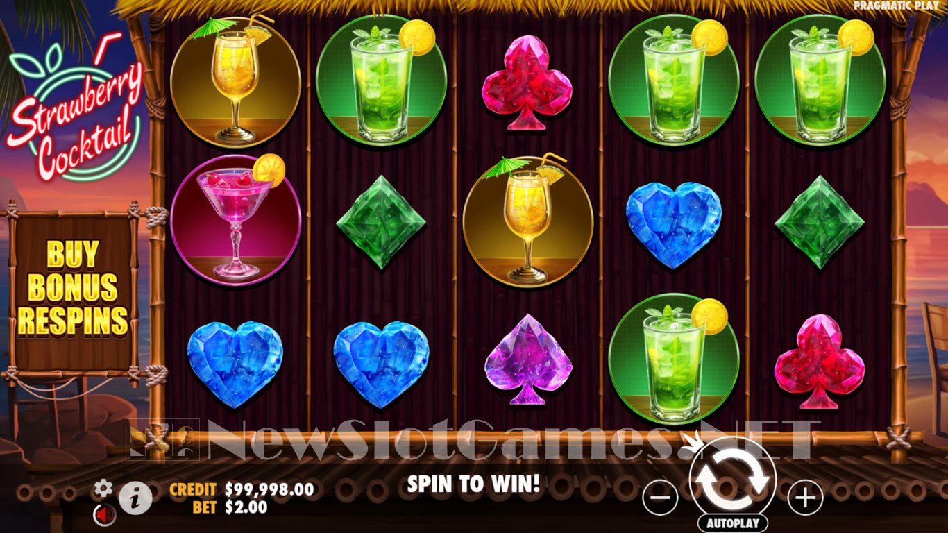Strawberry Cocktail Slot Demo Image