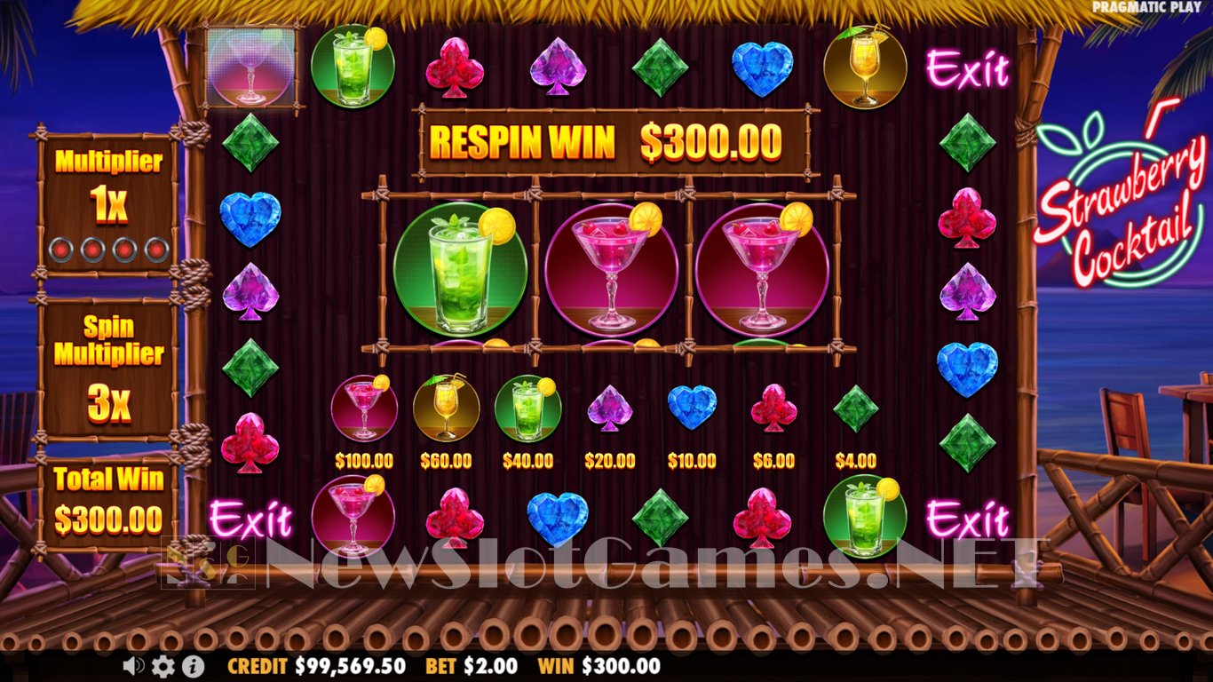 Strawberry Cocktail Slot Slot Image in Demo - pic. 10