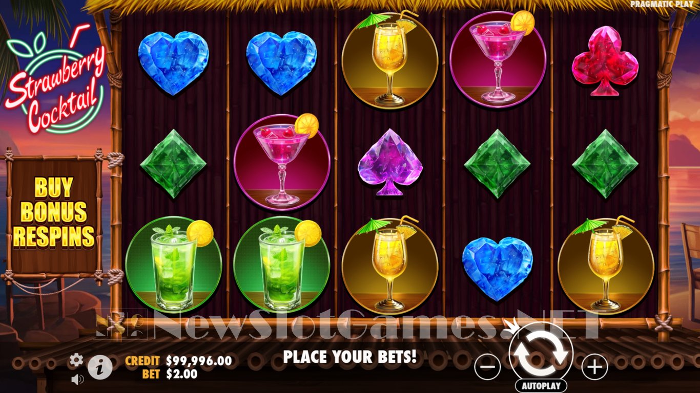 Strawberry Cocktail Slot Slot Image in Demo - pic. 2
