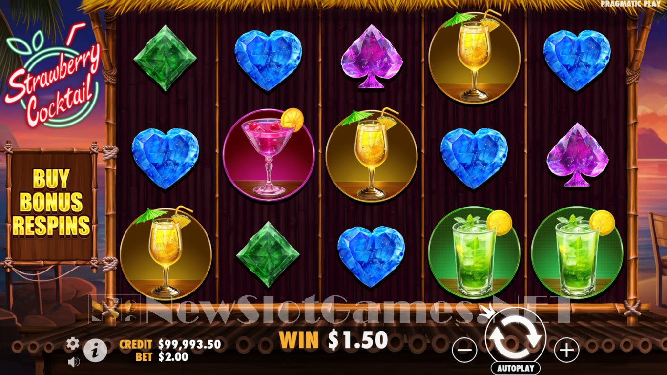 Strawberry Cocktail Slot Slot Image in Demo - pic. 3