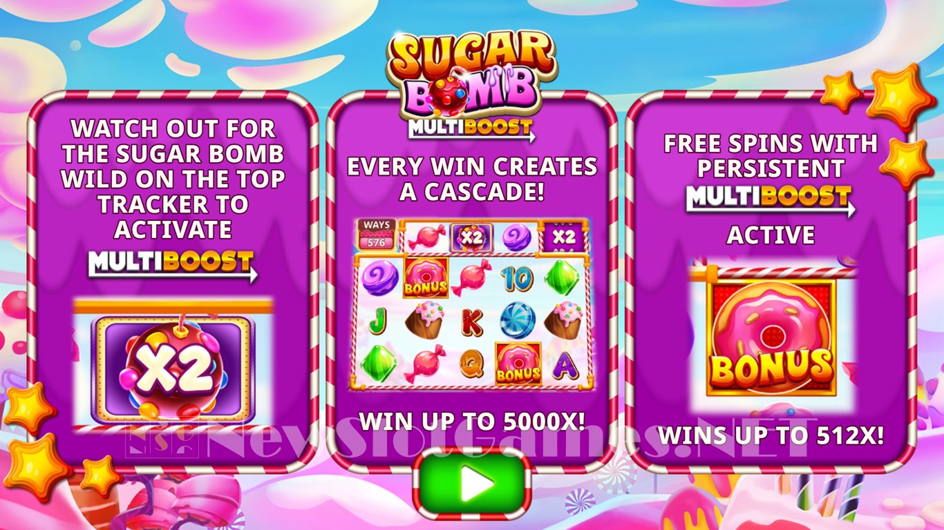 Sugar Bomb DoubleMax Slot Demo Image