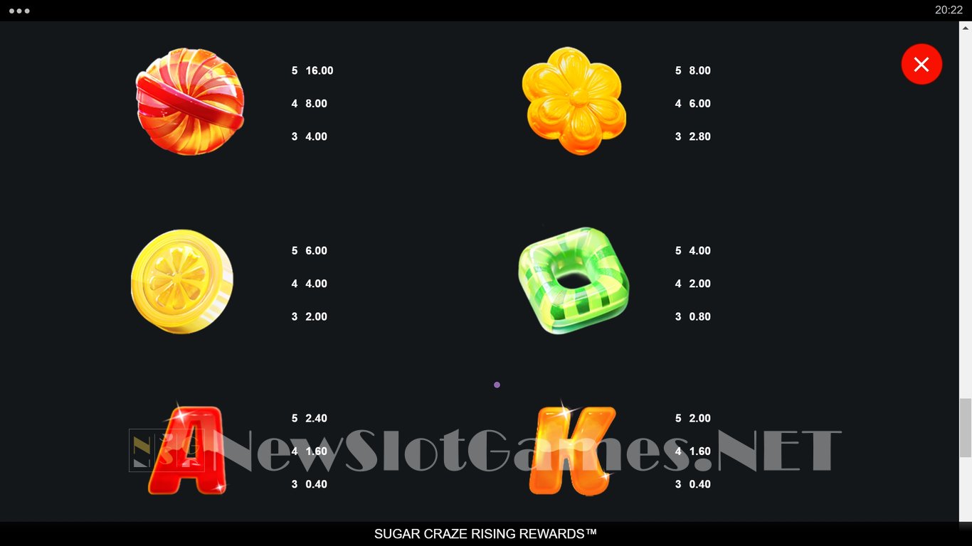 Sugar Craze Rising Rewards Slot Slot Image in Demo - pic. 8