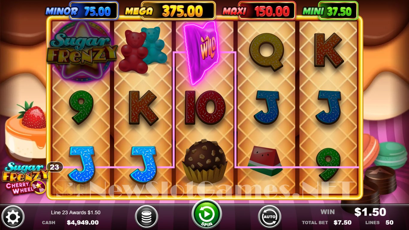 Sugar Frenzy Cherry Wheel Slot Slot Image in Demo - pic. 2