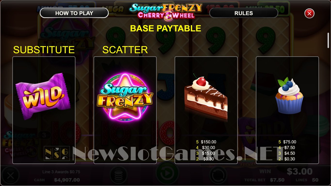 Sugar Frenzy Cherry Wheel Slot Slot Image in Demo - pic. 4