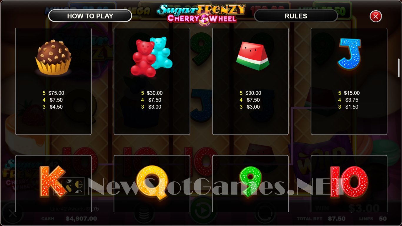 Sugar Frenzy Cherry Wheel Slot Slot Image in Demo - pic. 5