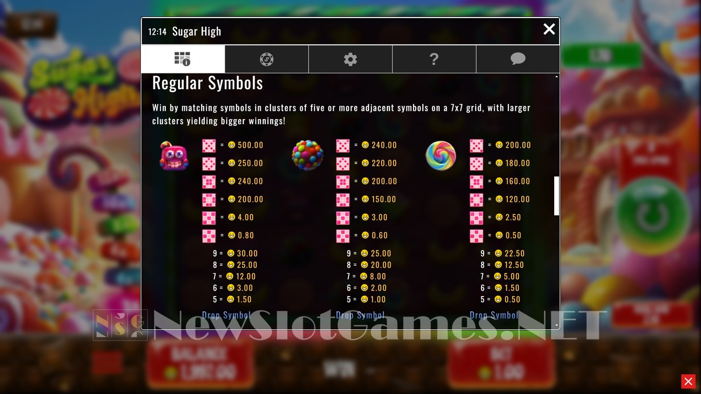 Sugar High Slot Slot Image in Demo - pic. 16