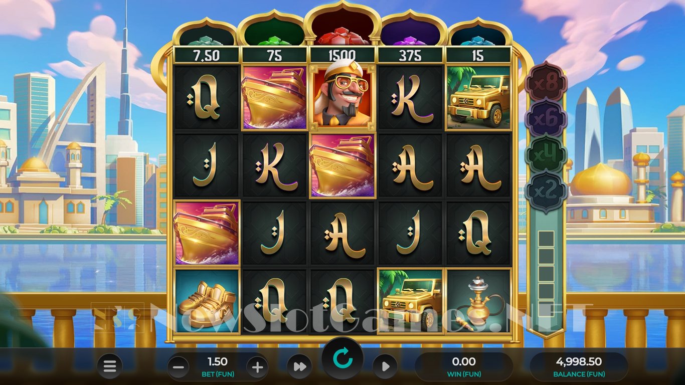 Sultan Spins Slot Demo Image
