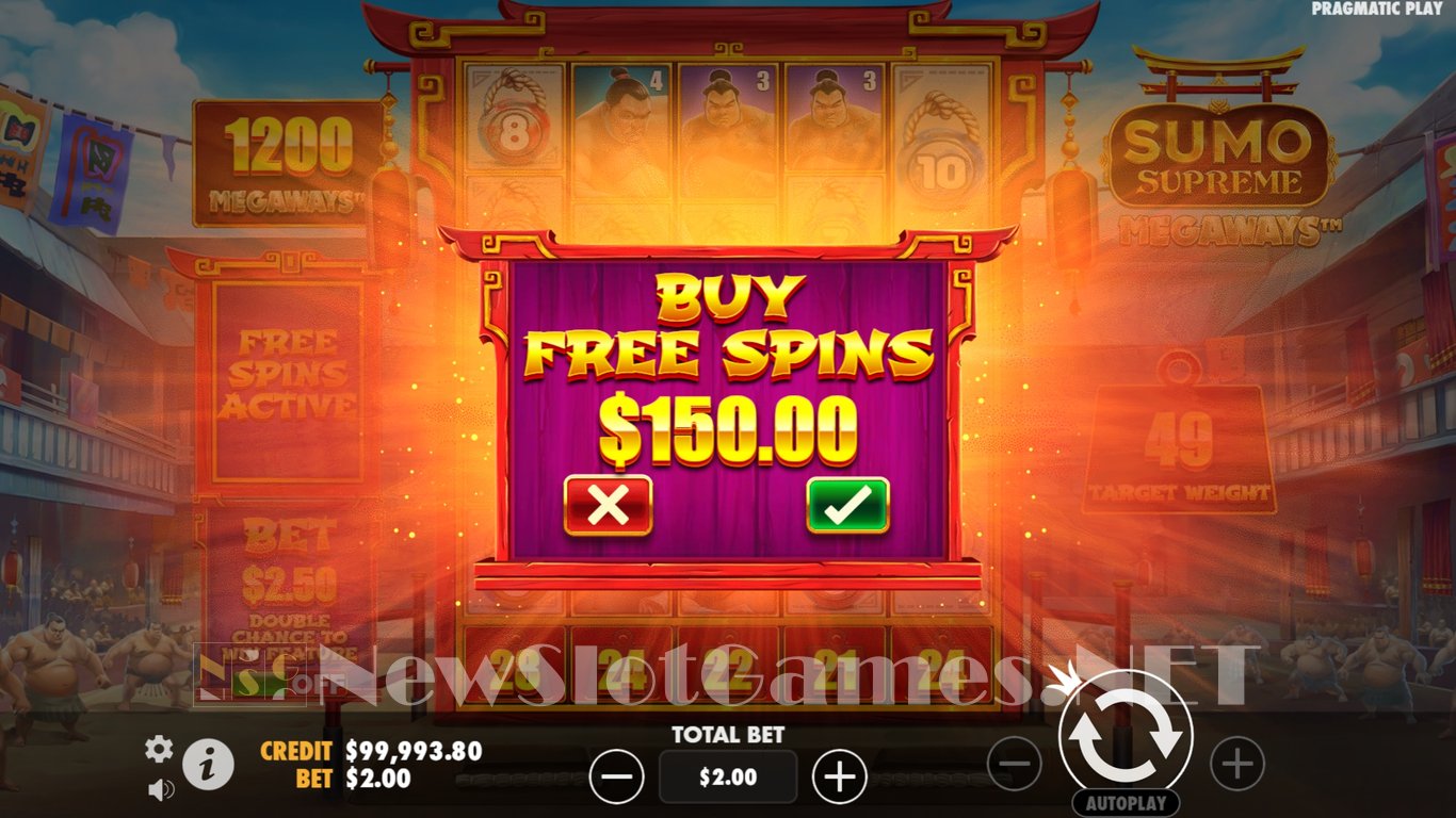 Sumo Supreme Megaways Slot Slot Image in Demo - pic. 5