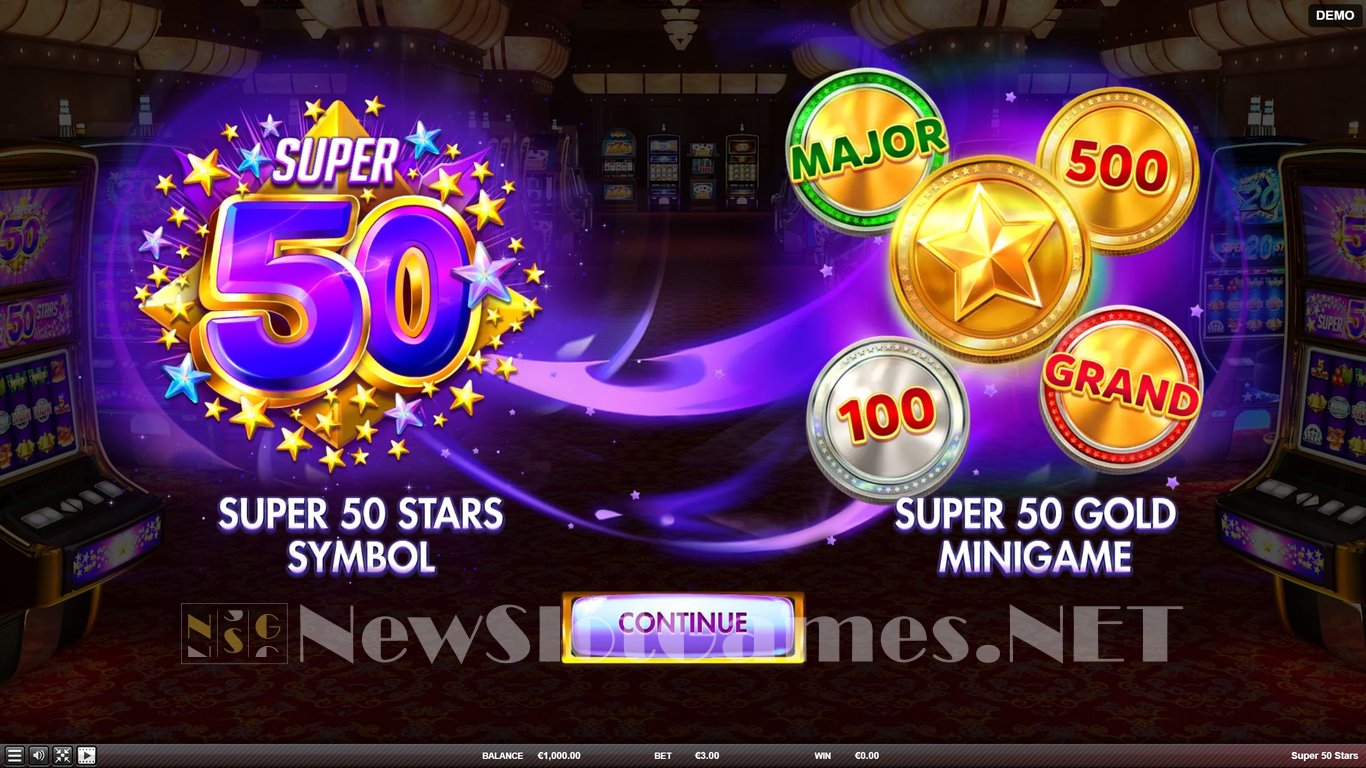 Super 50 Stars Slot Demo Image