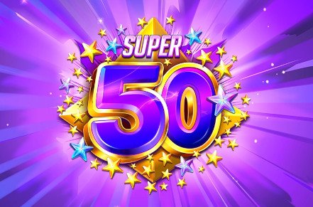 Super 50 Stars Slot Logo