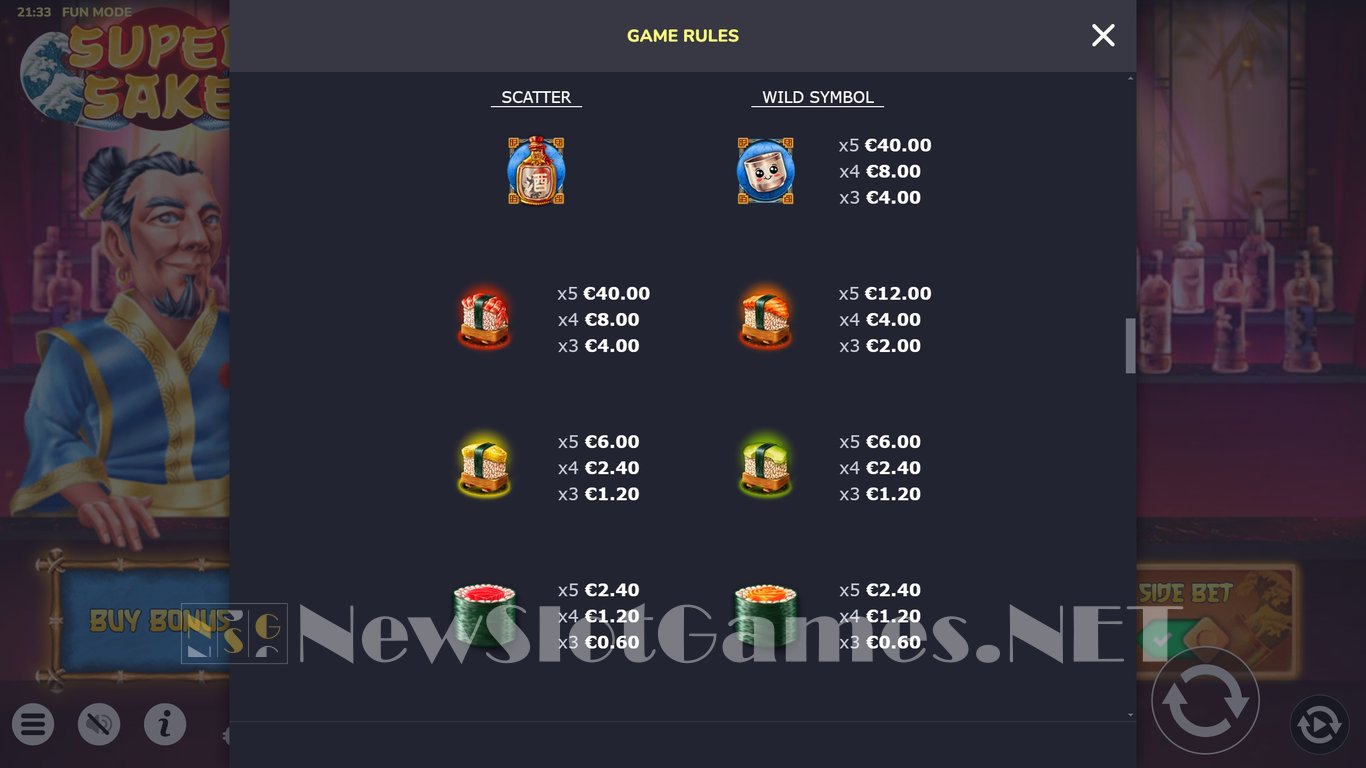 Super Sake Slot Slot Image in Demo - pic. 8