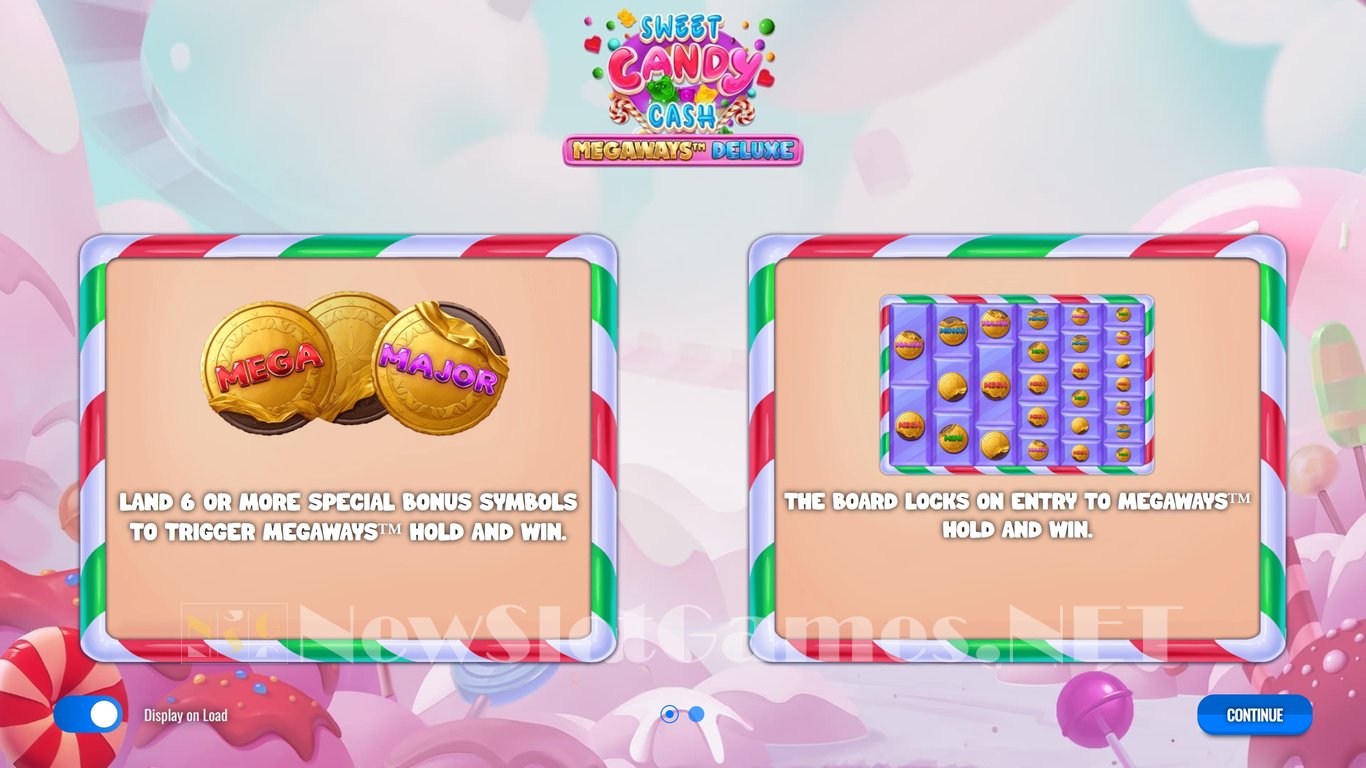 Sweet Candy Cash Megaways Deluxe Slot Demo Image