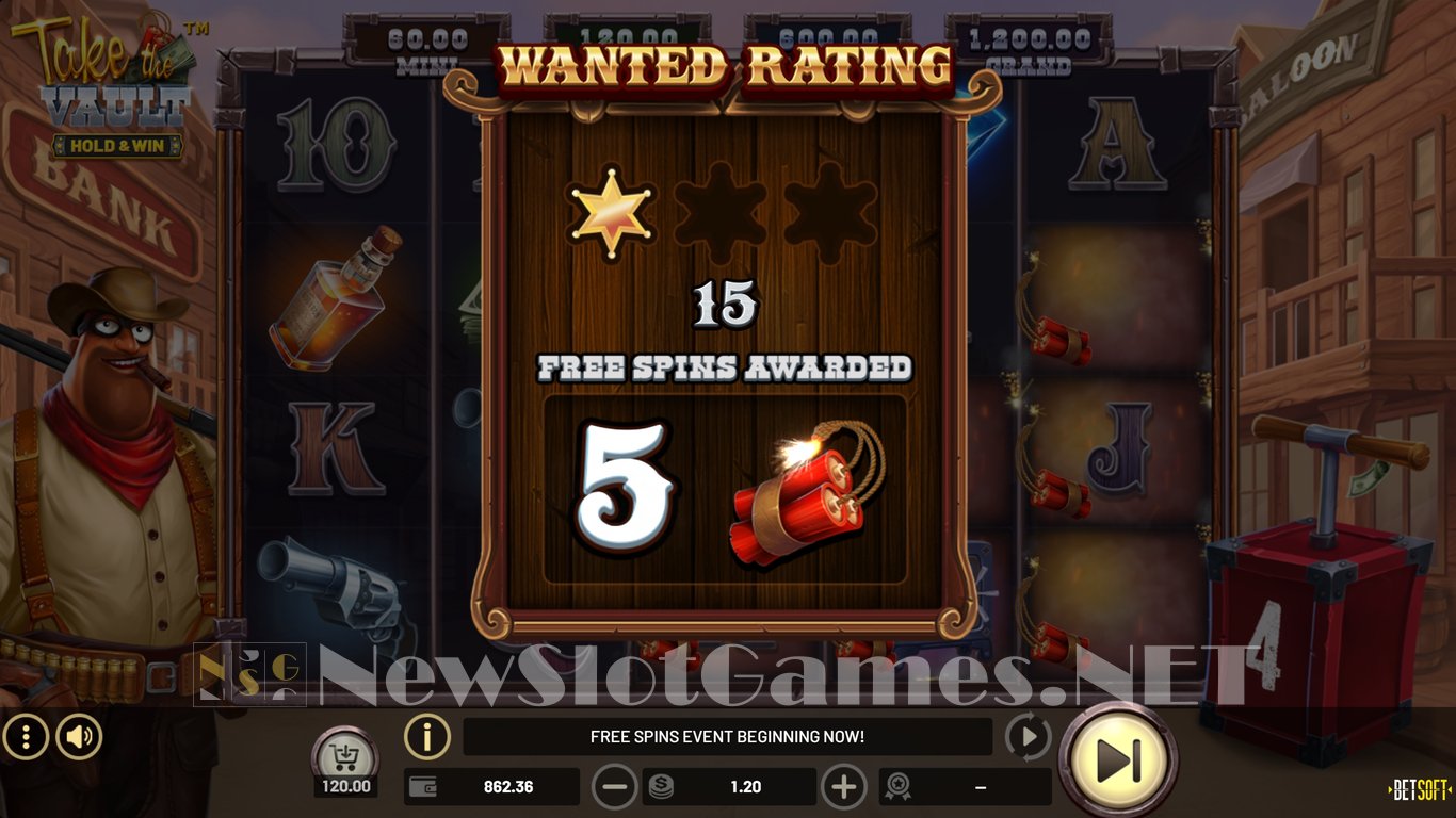 Take The Vault Hold & Win Slot Slot Image in Demo - pic. 6