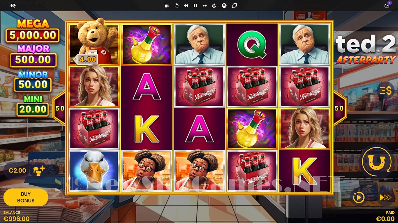 Ted 2 Afterparty Slot Slot Image in Demo - pic. 2