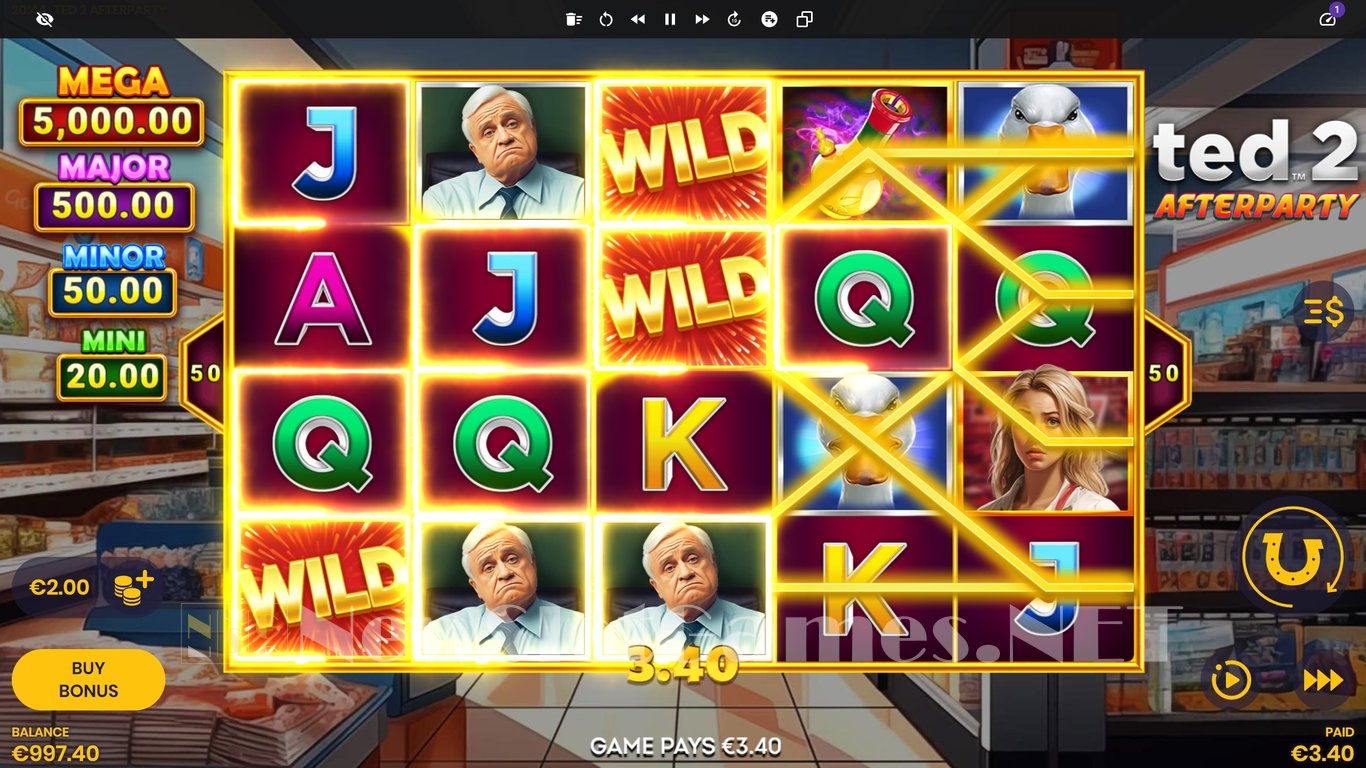 Ted 2 Afterparty Slot Slot Image in Demo - pic. 3