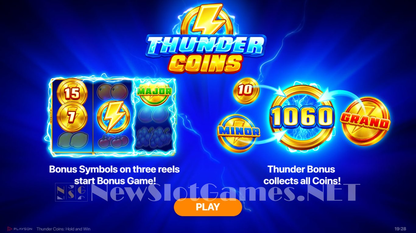 Thunder Coins Slot Demo Image