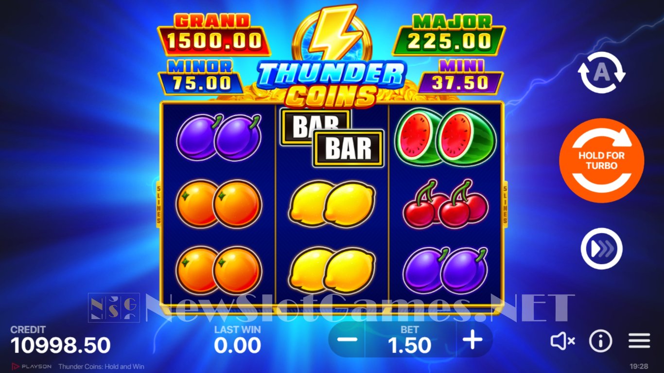 Thunder Coins Slot Slot Image in Demo - pic. 2