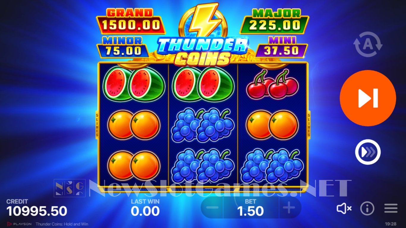 Thunder Coins Slot Slot Image in Demo - pic. 3