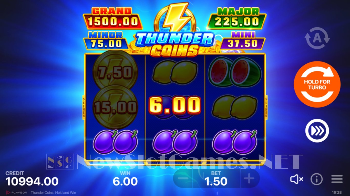 Thunder Coins Slot Slot Image in Demo - pic. 4