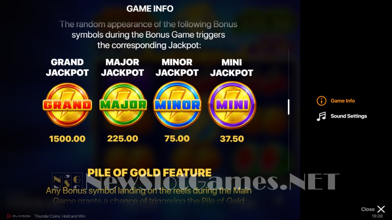 Thunder Coins Slot Slot Image in Demo - pic. 9