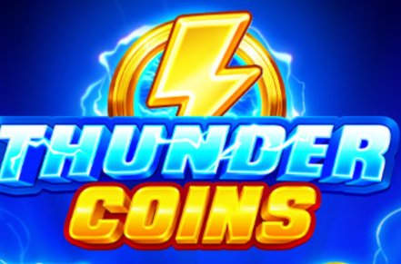 Thunder Coins Slot Logo