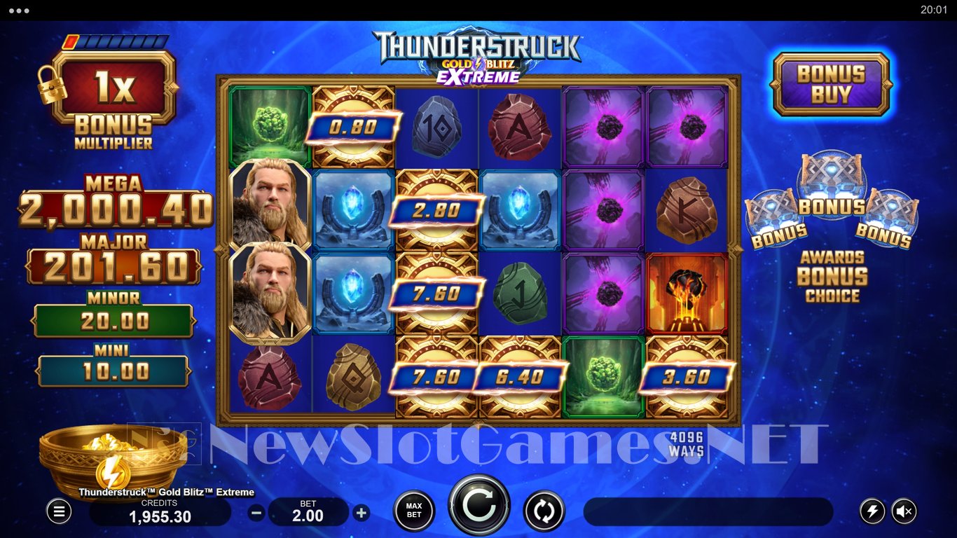 Thunderstruck Gold Blitz Extreme Slot Demo Image