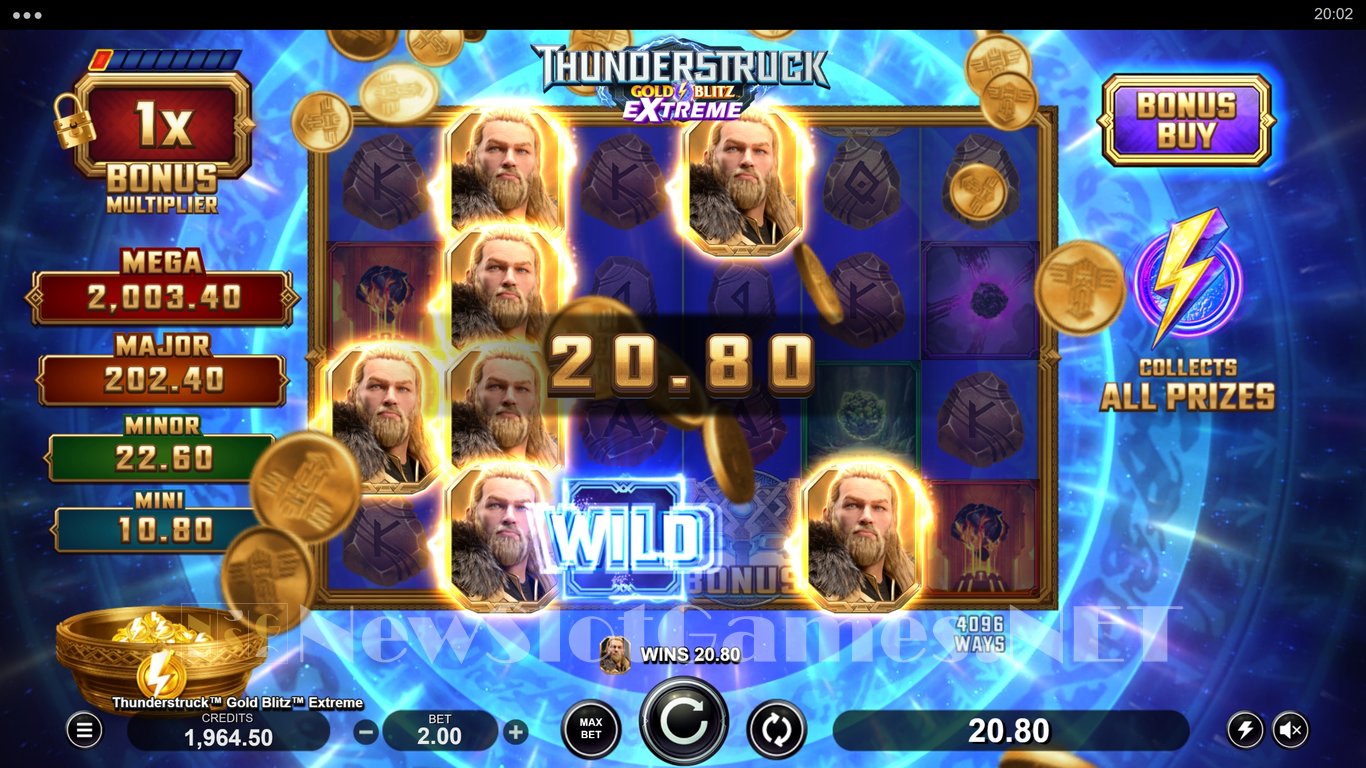 Thunderstruck Gold Blitz Extreme Slot Slot Image in Demo - pic. 7
