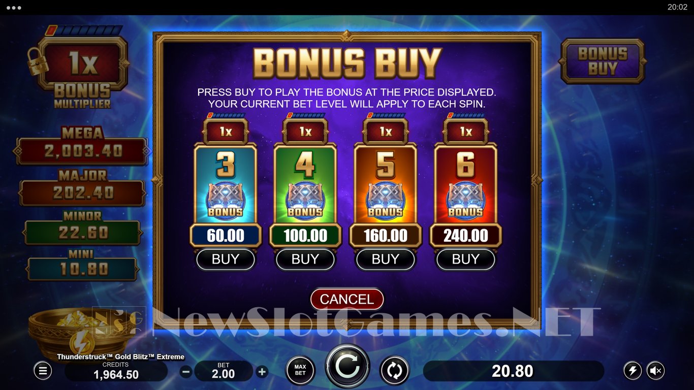 Thunderstruck Gold Blitz Extreme Slot Slot Image in Demo - pic. 8