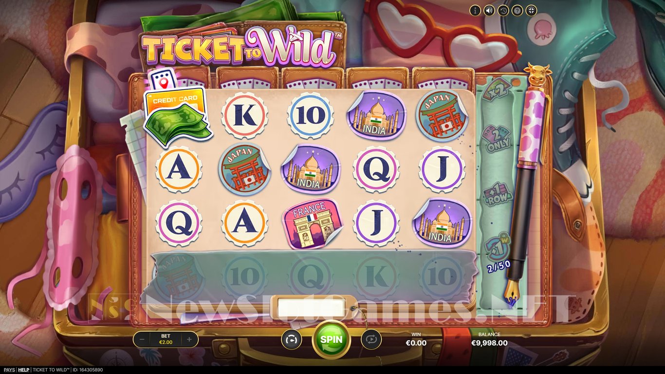 Ticket To Wild Slot Demo Image