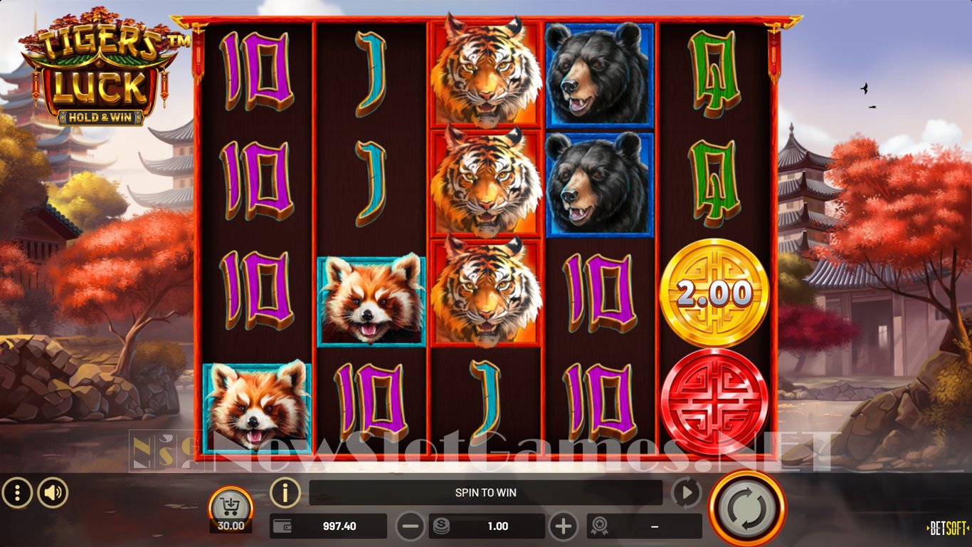 Tigers Luck Slot Demo Image