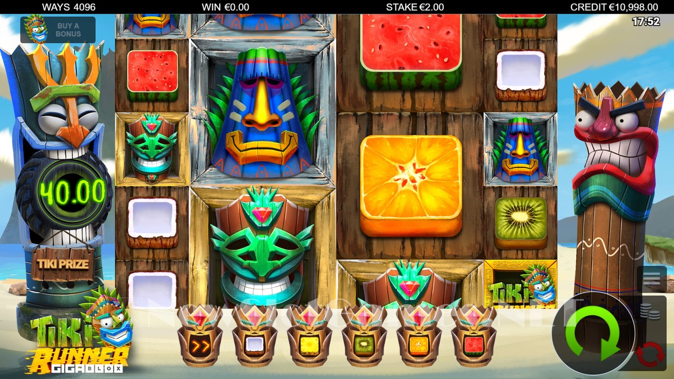Tiki Runner GigaBlox Slot Slot Image in Demo - pic. 2