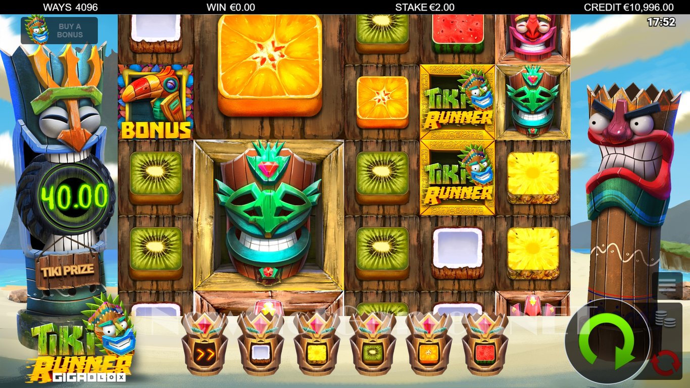 Tiki Runner GigaBlox Slot Slot Image in Demo - pic. 3