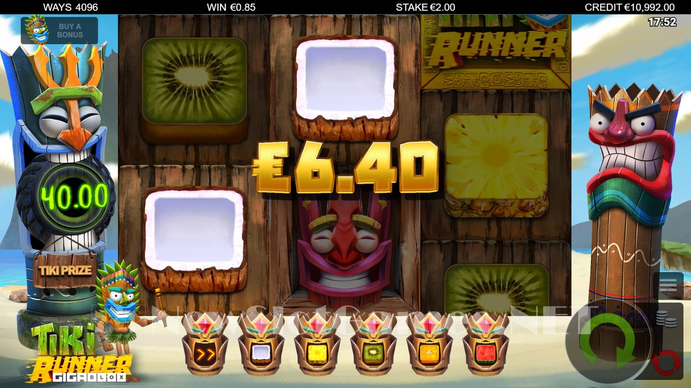 Tiki Runner GigaBlox Slot Slot Image in Demo - pic. 4