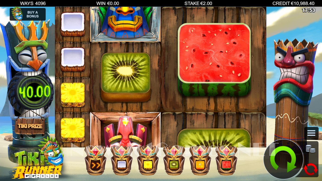 Tiki Runner GigaBlox Slot Slot Image in Demo - pic. 5
