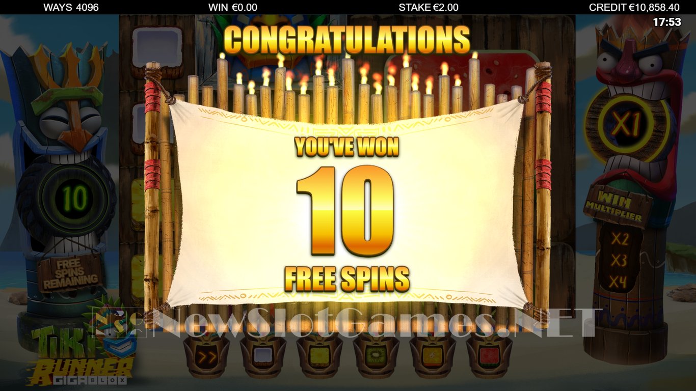 Tiki Runner GigaBlox Slot Slot Image in Demo - pic. 7