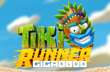 Tiki Runner GigaBlox Slot Logo