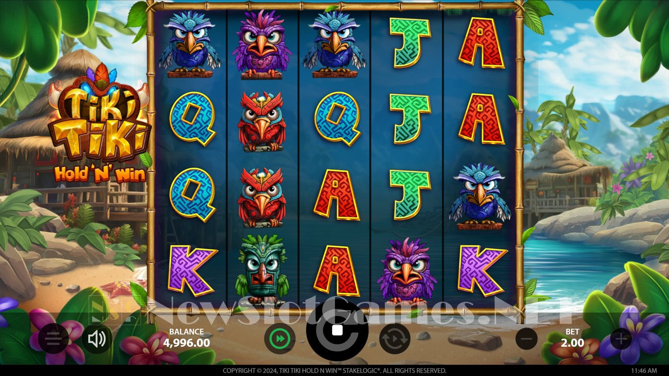 Tiki Tiki Hold ‘n Win Slot Demo Image