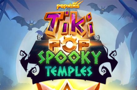 TikiPop Spooky Temples Slot Logo