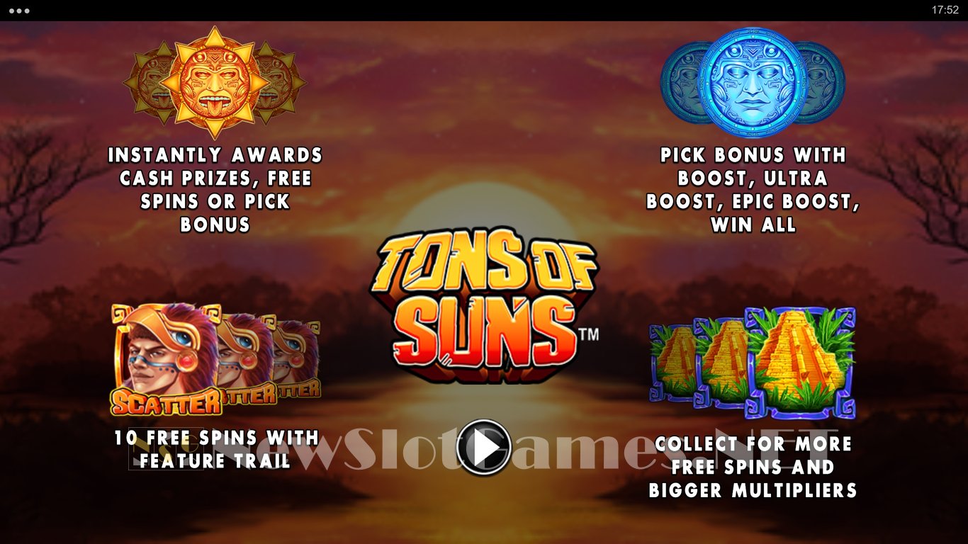 Tons of Suns Slot Demo Image