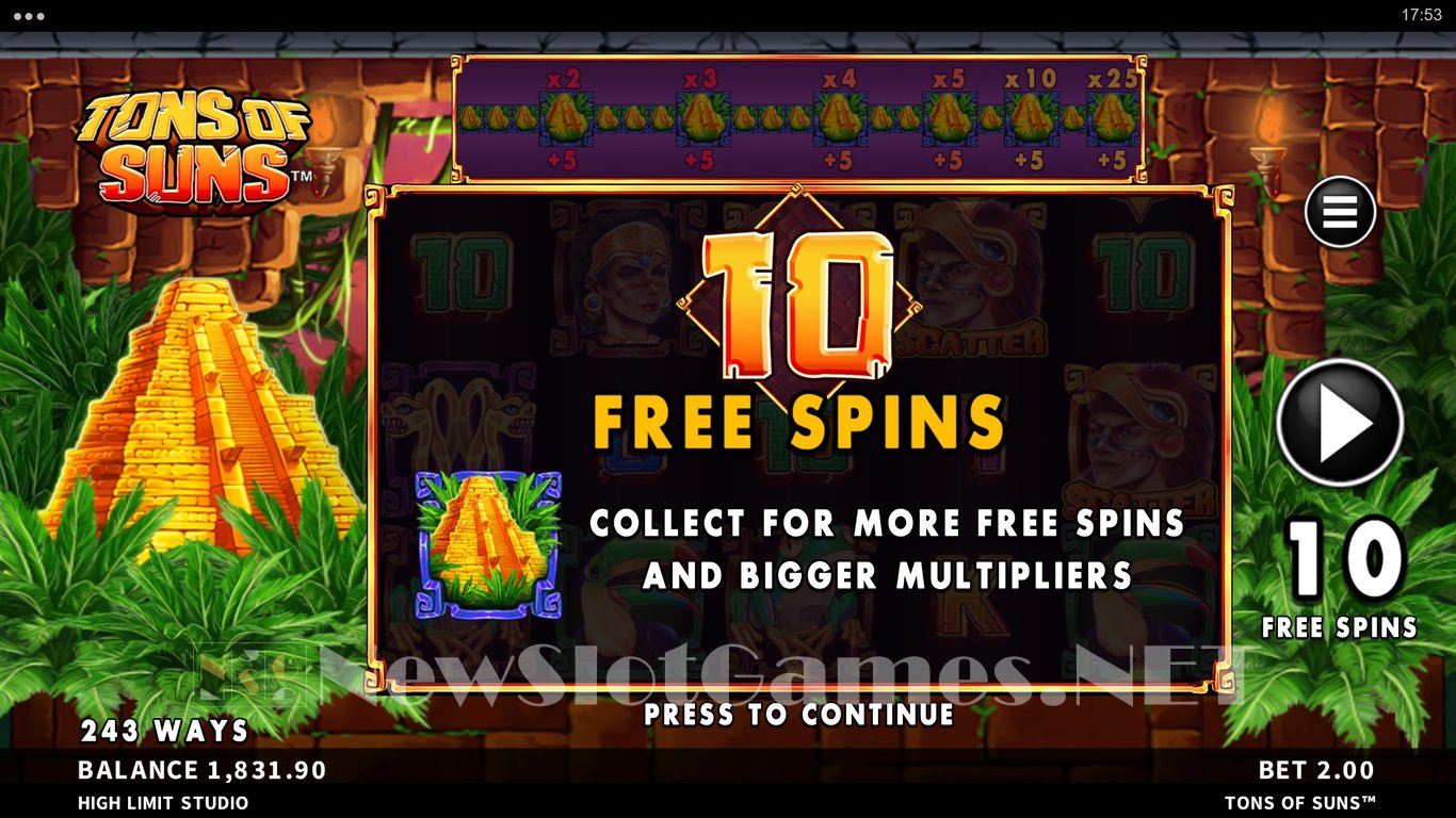 Tons of Suns Slot Slot Image in Demo - pic. 6