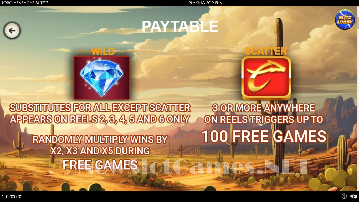 Toro Azabache Blitz Slot Slot Image in Demo - pic. 6