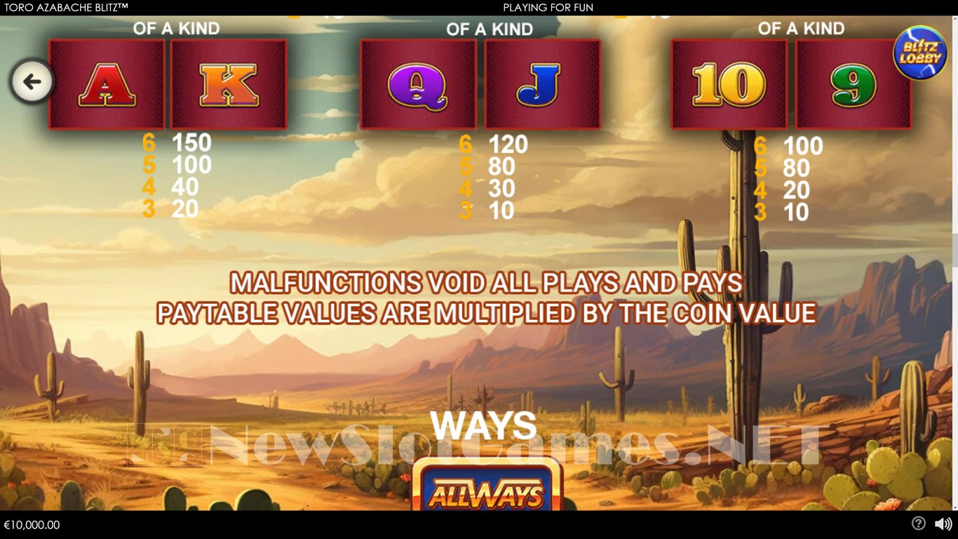 Toro Azabache Blitz Slot Slot Image in Demo - pic. 8