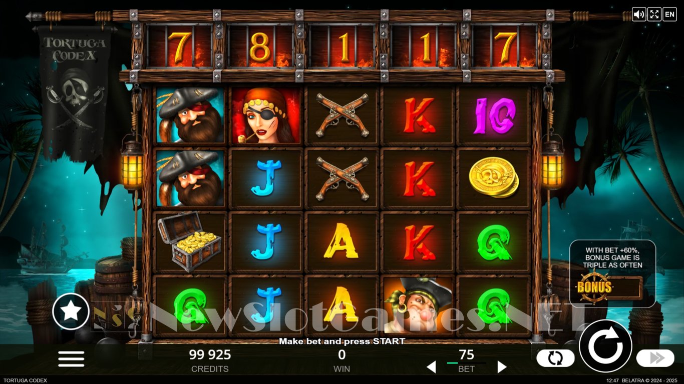 Tortuga Codex Slot Demo Image