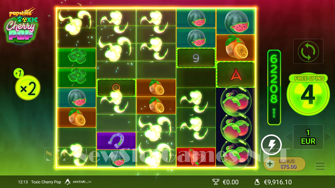 Toxic CherryPop Slot Slot Image in Demo - pic. 11