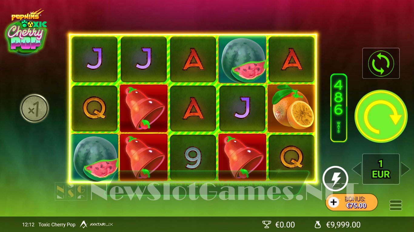 Toxic CherryPop Slot Slot Image in Demo - pic. 2
