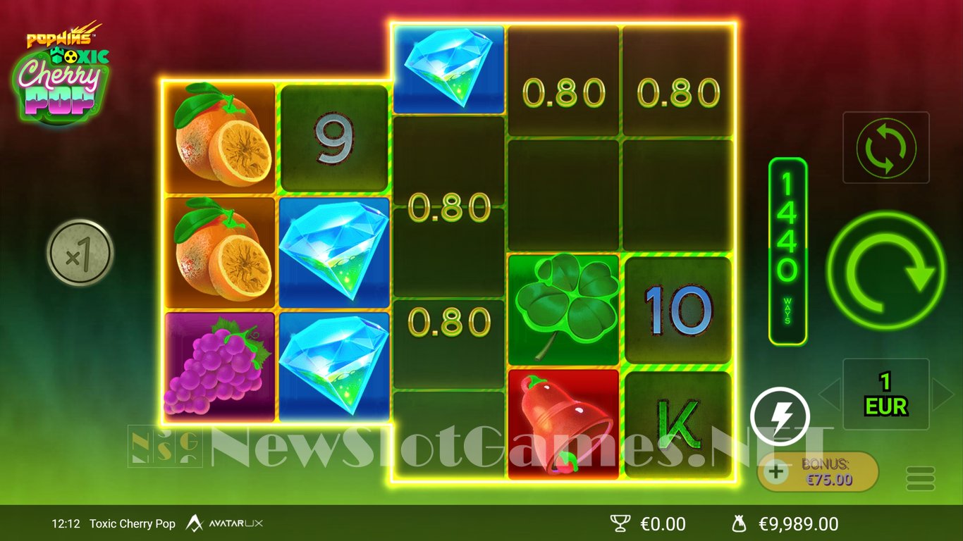 Toxic CherryPop Slot Slot Image in Demo - pic. 4
