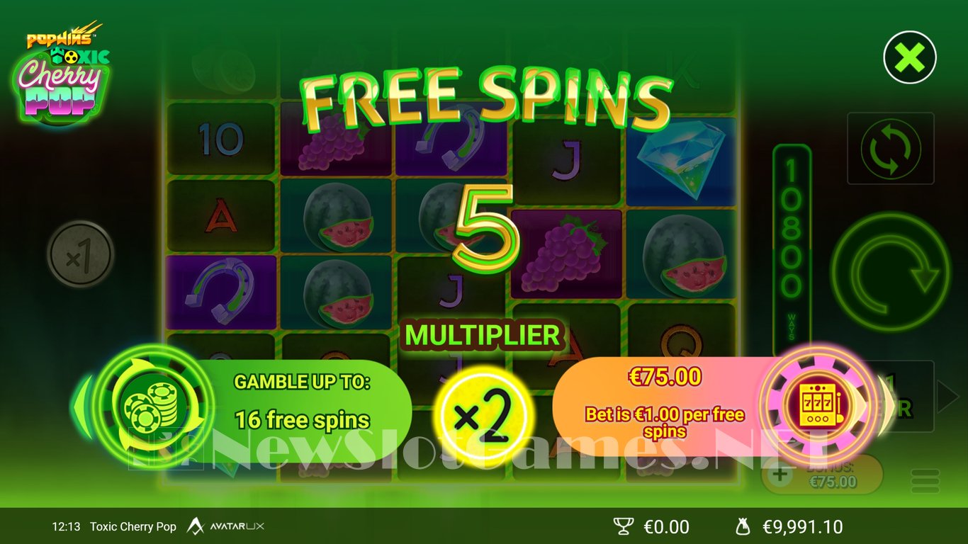 Toxic CherryPop Slot Slot Image in Demo - pic. 9