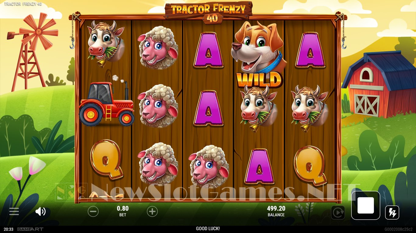 Tractor Frenzy 40 Slot Demo Image