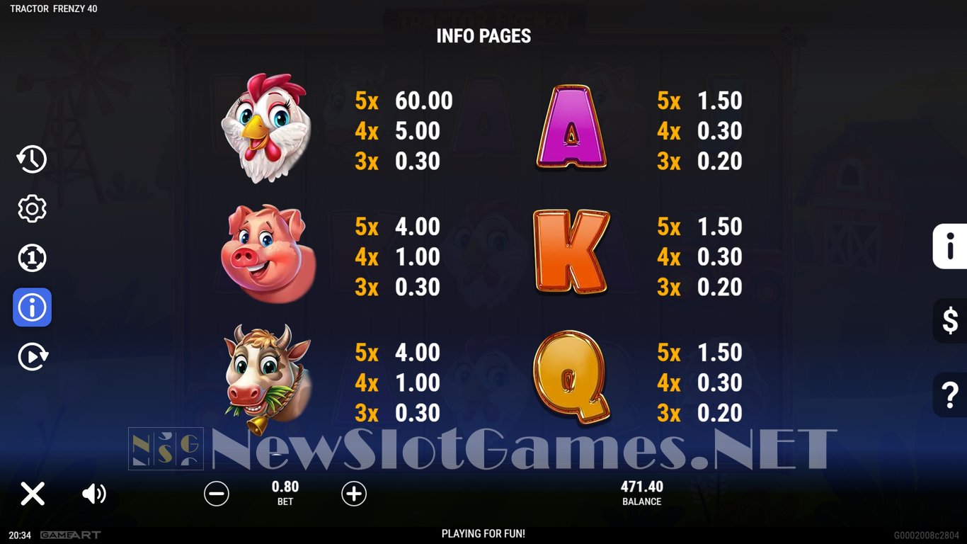 Tractor Frenzy 40 Slot Slot Image in Demo - pic. 11