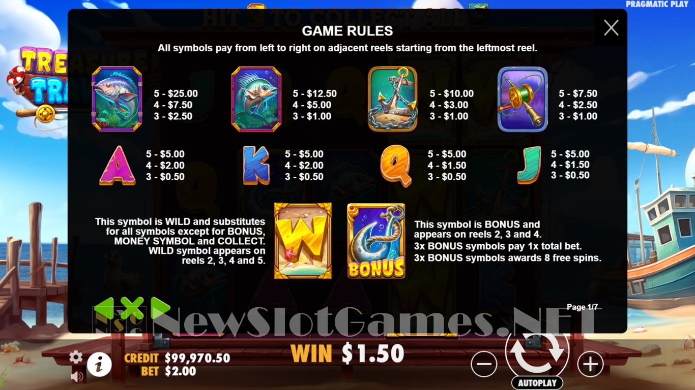 Treasure Trawler Slot Slot Image in Demo - pic. 6